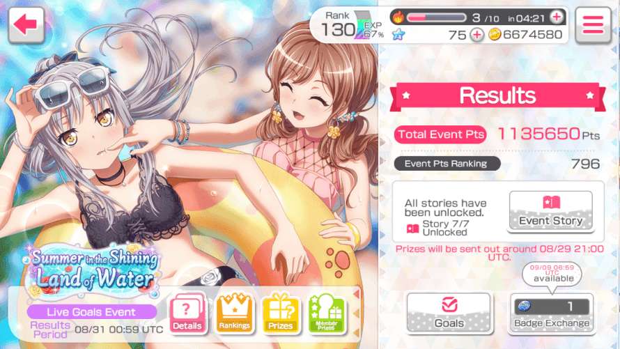 one frantic last effort combined with simultaneously having to pack AND drag the luggage to the bus...