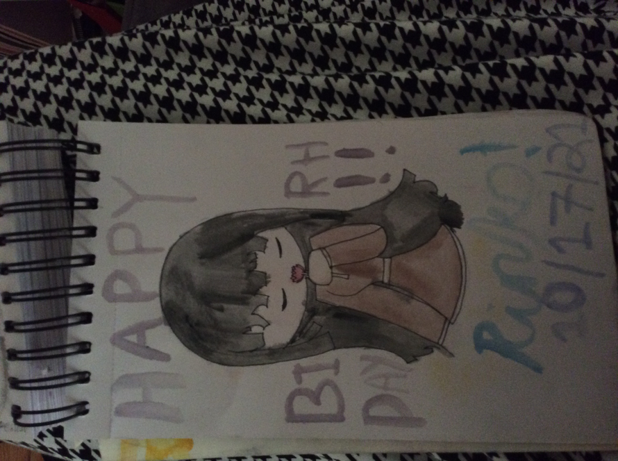 Belated Rinko’s birthday drawing.
