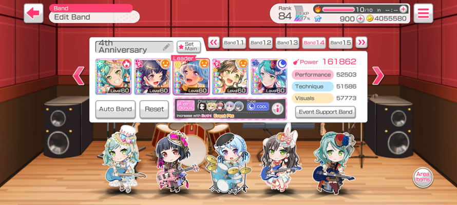   Here are all of my 4✰s that I got from the 4th Anniversary gacha♪  