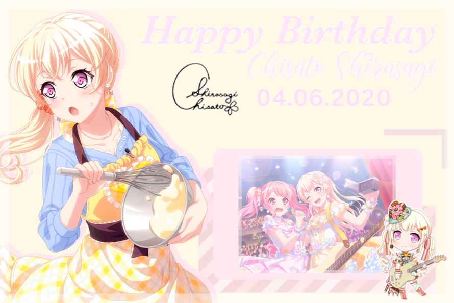 Decided to make a simple edit for PasuPare favorite bassist, Chisato Shirasagi. Please have a...