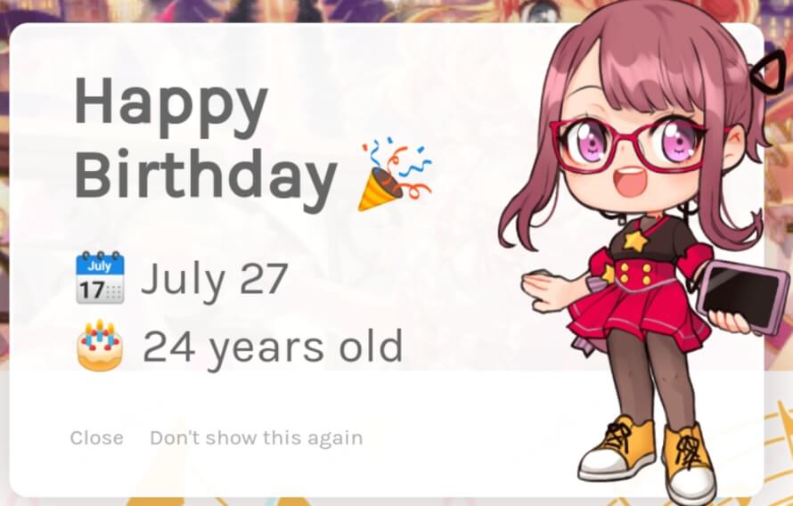 Happy Birthday to meee 🎉