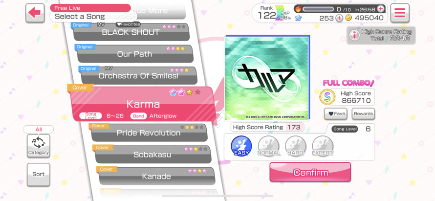 OMG I was going through all the songs I haven’t completed and accidentally got my first AP song, and...