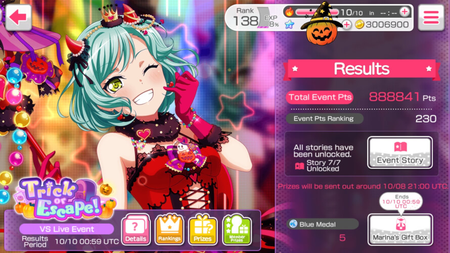i wasn't able to get top 100, but at least i got my first top 1000 for one of my favorite events!...