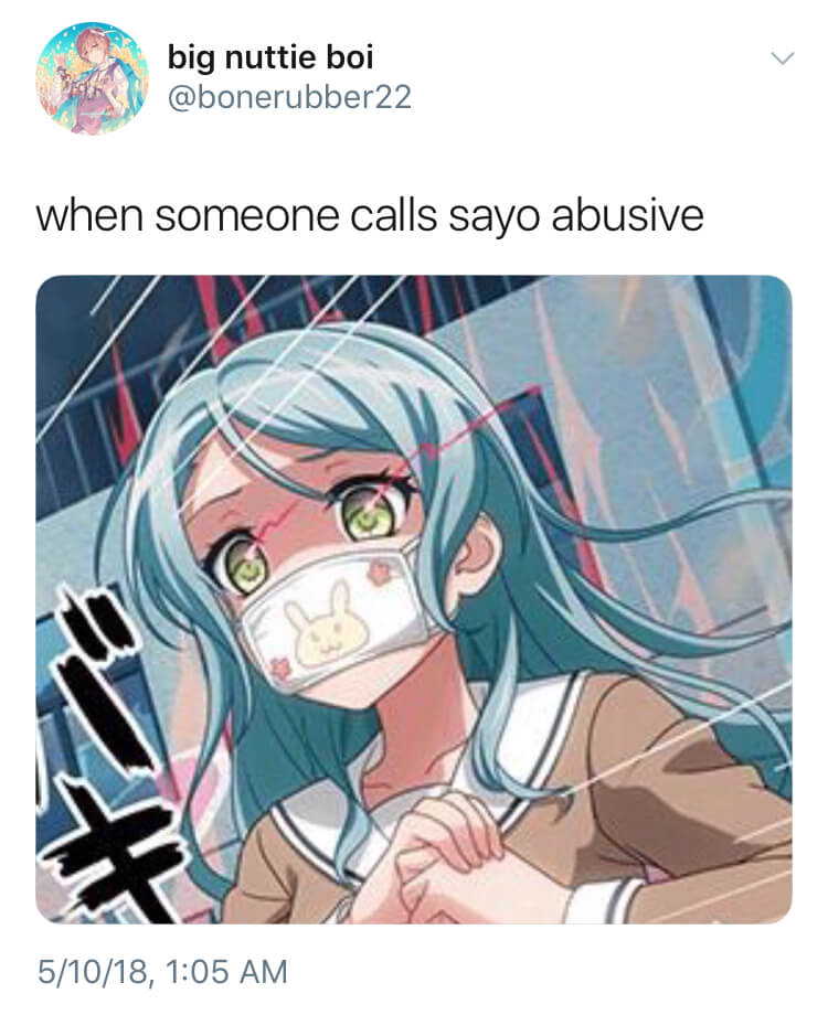 this sayo is perfect for my meme muse,, i’m inspired 
