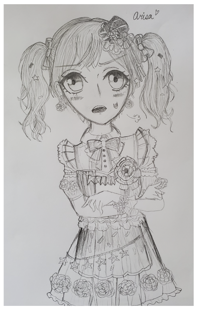   Here's my part of the art trade with CxokieLxte  how to spend a special day arisa!   

Up close i...