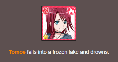   10 minutes of silence for Tomoe Udagawa.
 if anyone is curious, these are  Chomama's hunger...