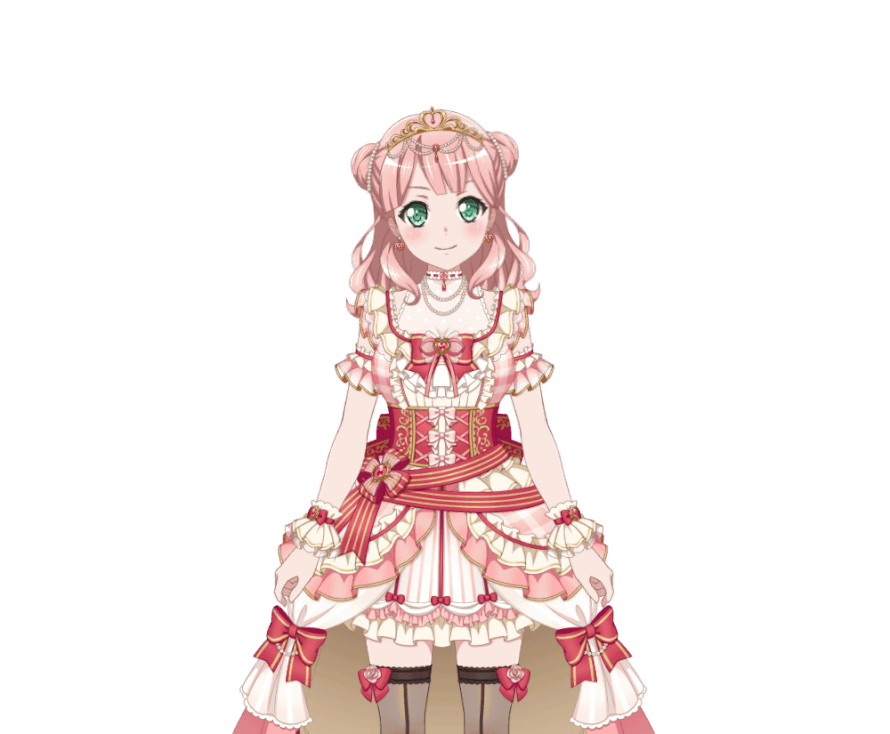 I just want to say that I love this Himari costume because it looks so cute and pink and pastel