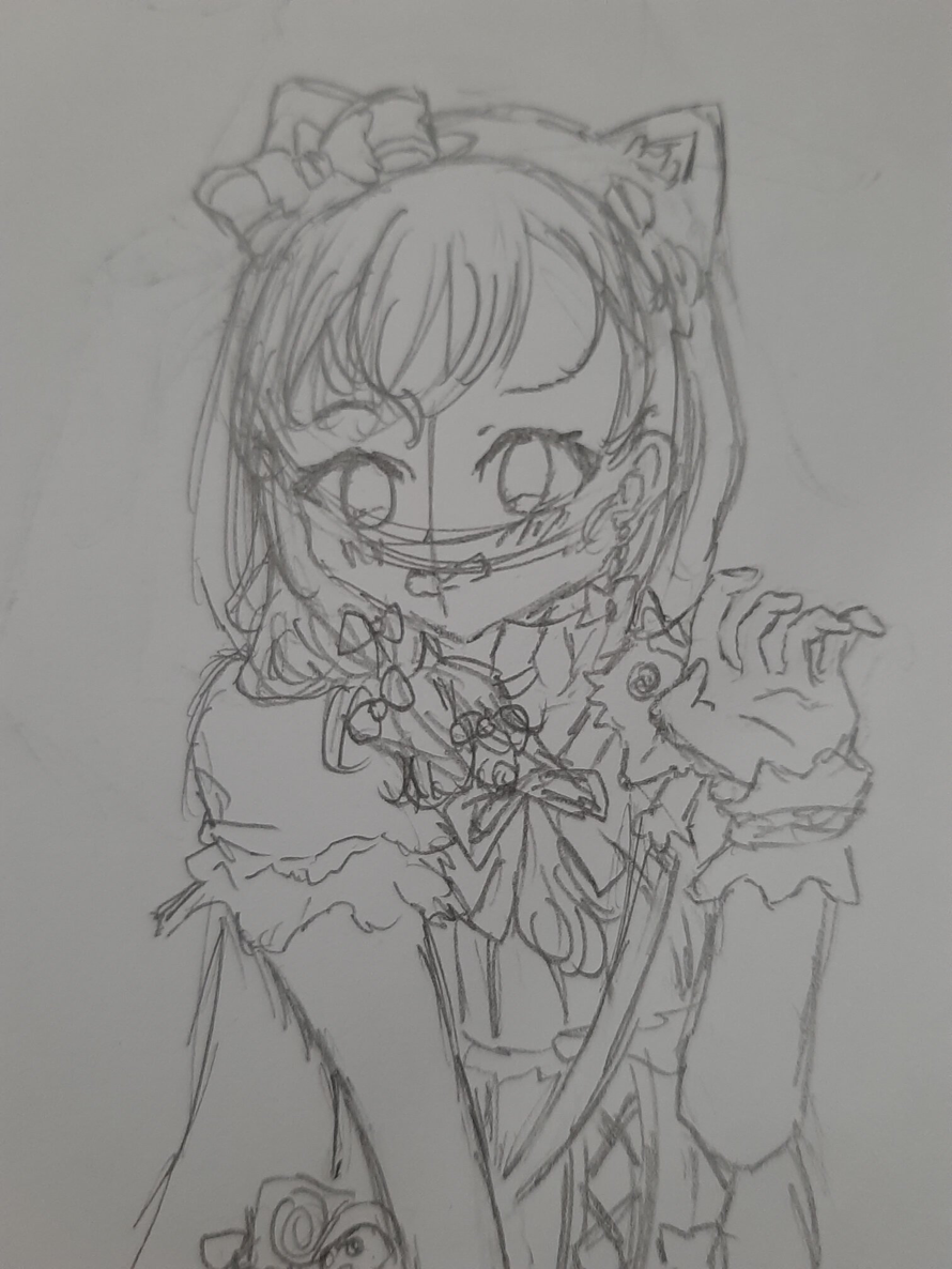   HANG ON WHY IS IT FLIPPED WHATTTT
  NVM I FIXED IT
hehee arisa bday halloween sketch  so i dont...