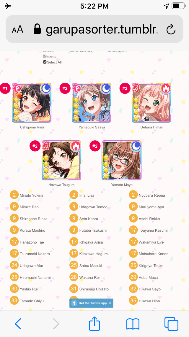 Ok So I Did My Favorite Character Thing And Himari Is Not Third Best Girl lol