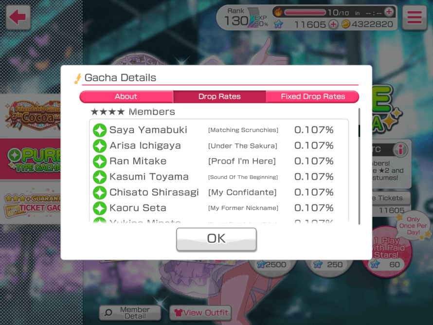   SO I JUST REALIZED DROP RATES ARE HIGHER IN THE PURE TYPE GACHA—

       I’d pull sometime but...