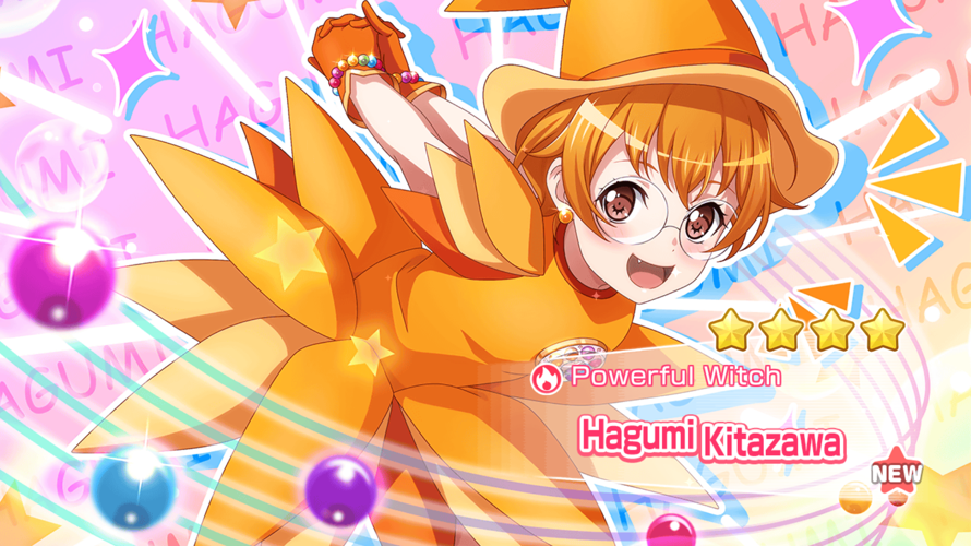   Hagumi!

So I got Hagumi on the last day of the event and with my last 2500...