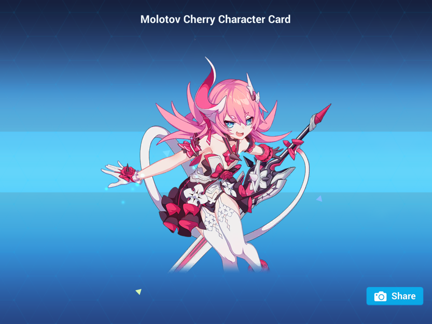    Guys I got Rozaliya!
        Game is Honkai Impact 3rd 