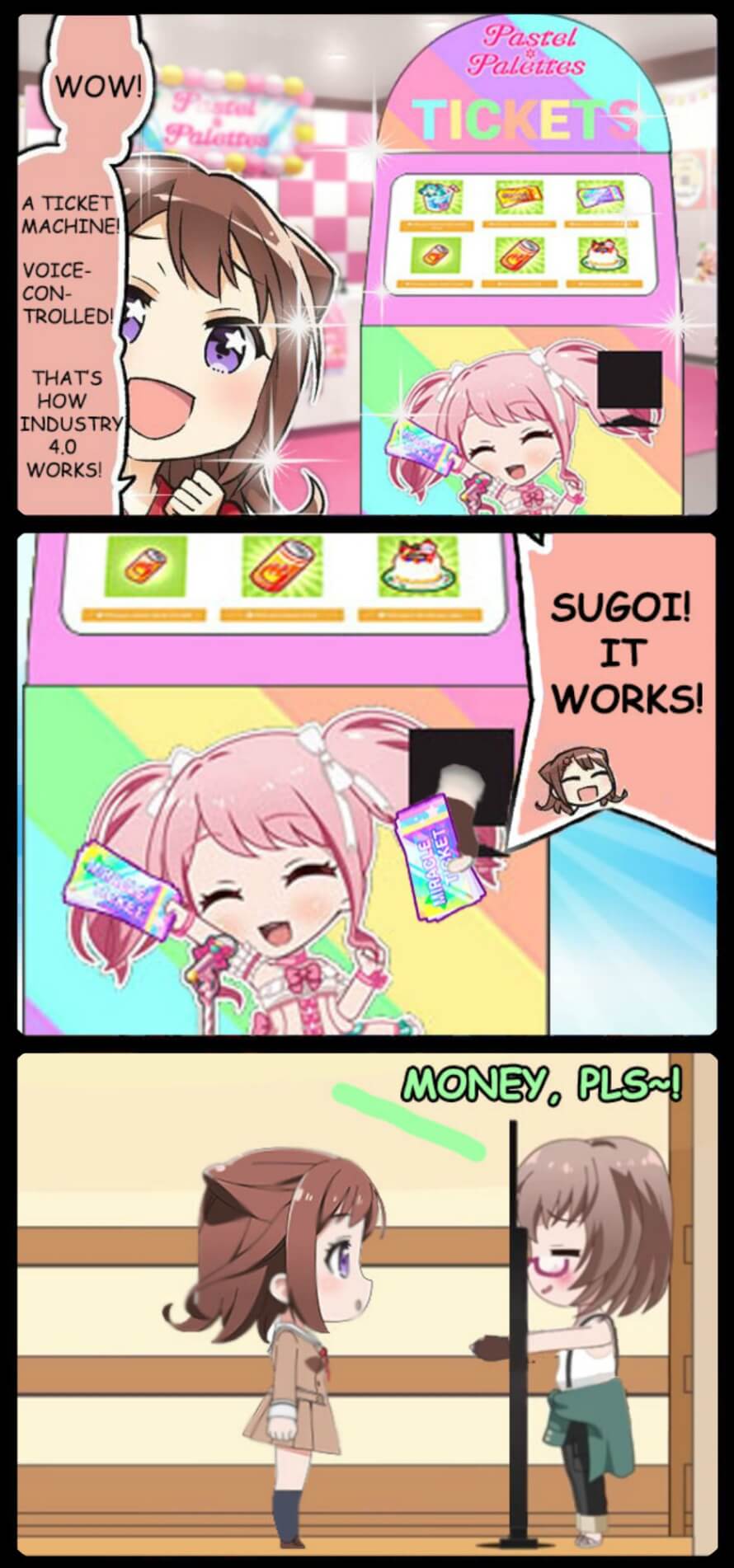   Pastel✽Palettes ticket sellers.
     Part 3: Industry 4.0 