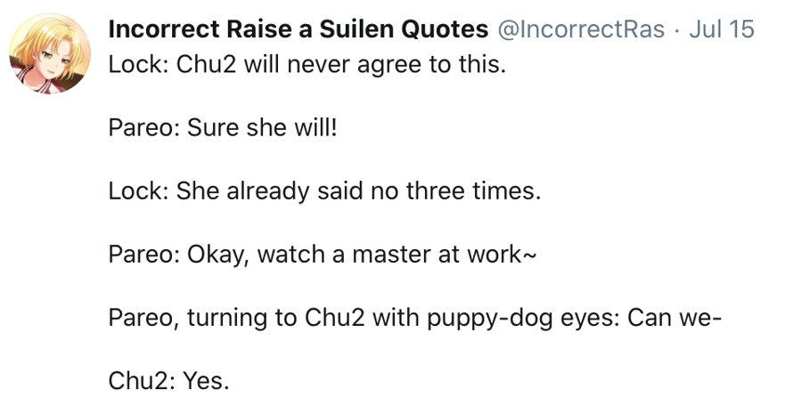    Source   mobile.twitter.com/IncorrectRas/status/1283518794124517376 

   

   ...