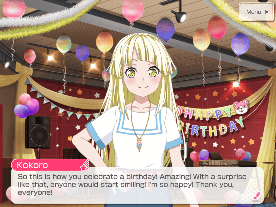 Have you never celebrated your birthday before?