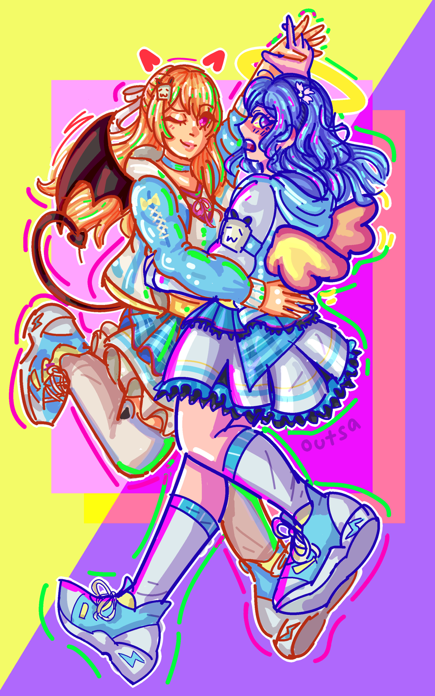 i can be your angle? or yuor devil?

i actually started this drawing 6 months ago but didn't...