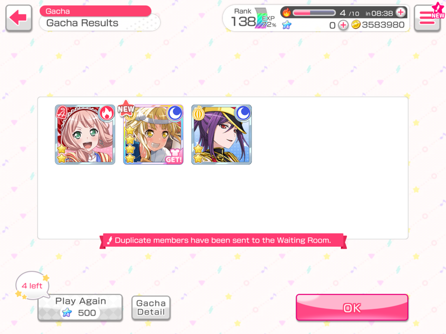   IT HAS BEEN A LONG TIME SINCE I GOT A 4  AND NOW IT WAS TIME KOKORO CAME HOME 

 although i...