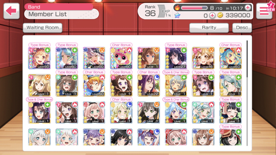 hahaha   restarted just for fun, wanted the hagu swim    got the misaki of my dream set  the marie...