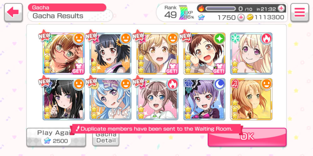 My dudes. Second scout and she comes home!!!
I think it's because I player Shuwarin whilst...