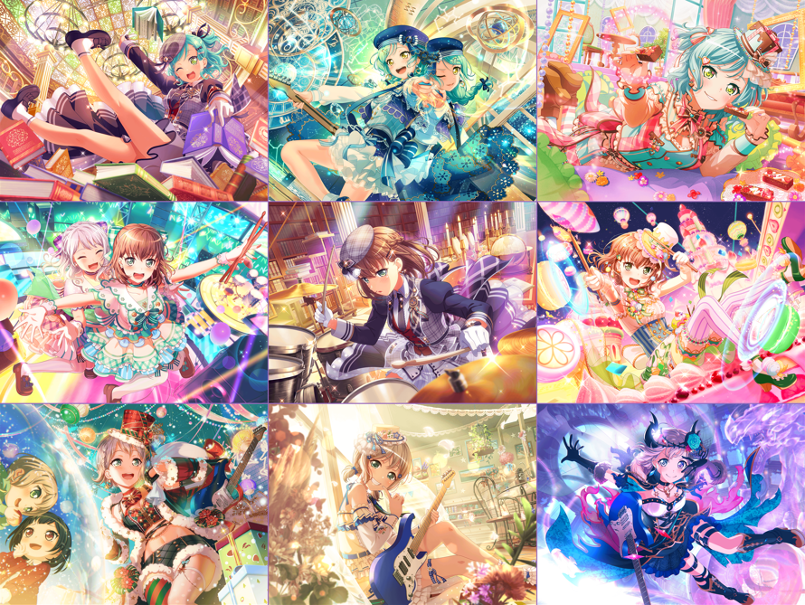 did a little twist on the top 3 cards of your favorite girls and made my top favorite 3 cards of my...