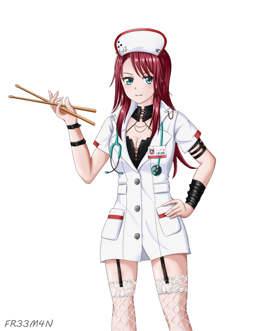Nurse Tomoe fanart.

Higher res here:  www.pixiv.net/en/artworks/82982462