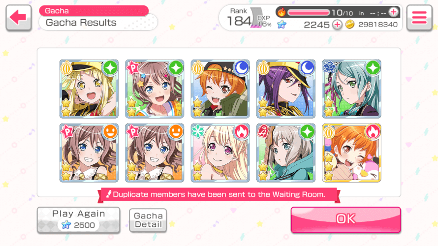 That's what I get for trying to surprise scout for Hina/Sayo.

       More lovely white lights.
