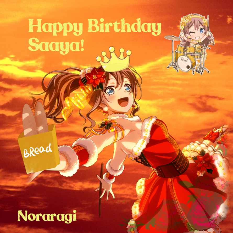 HAPPY  kinda late  BIRTHDAY SAAYA I LOVE YOU SM LOL