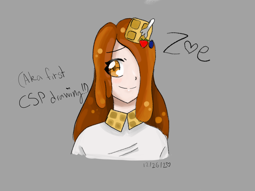     Completely un Bandori related but!!!! Here's my first drawing with a Wacom Intuos on Clip Studio...