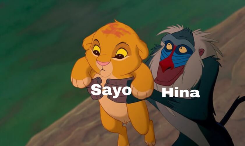        Hina's love for sayo is so precious uwu