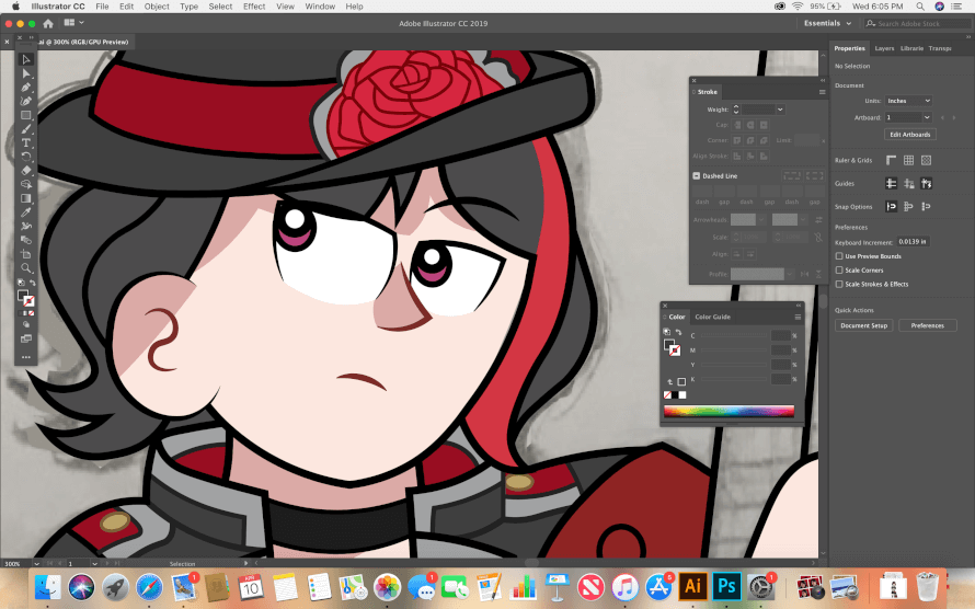 wip for ran's bday art!!! :D