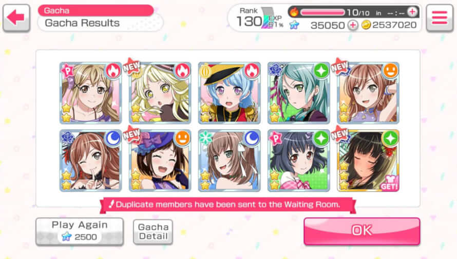 DREAMFES UPDATE...
I ended up spending 12.5k stars and I only got ONE 4 star  Azure Ran .. then I...