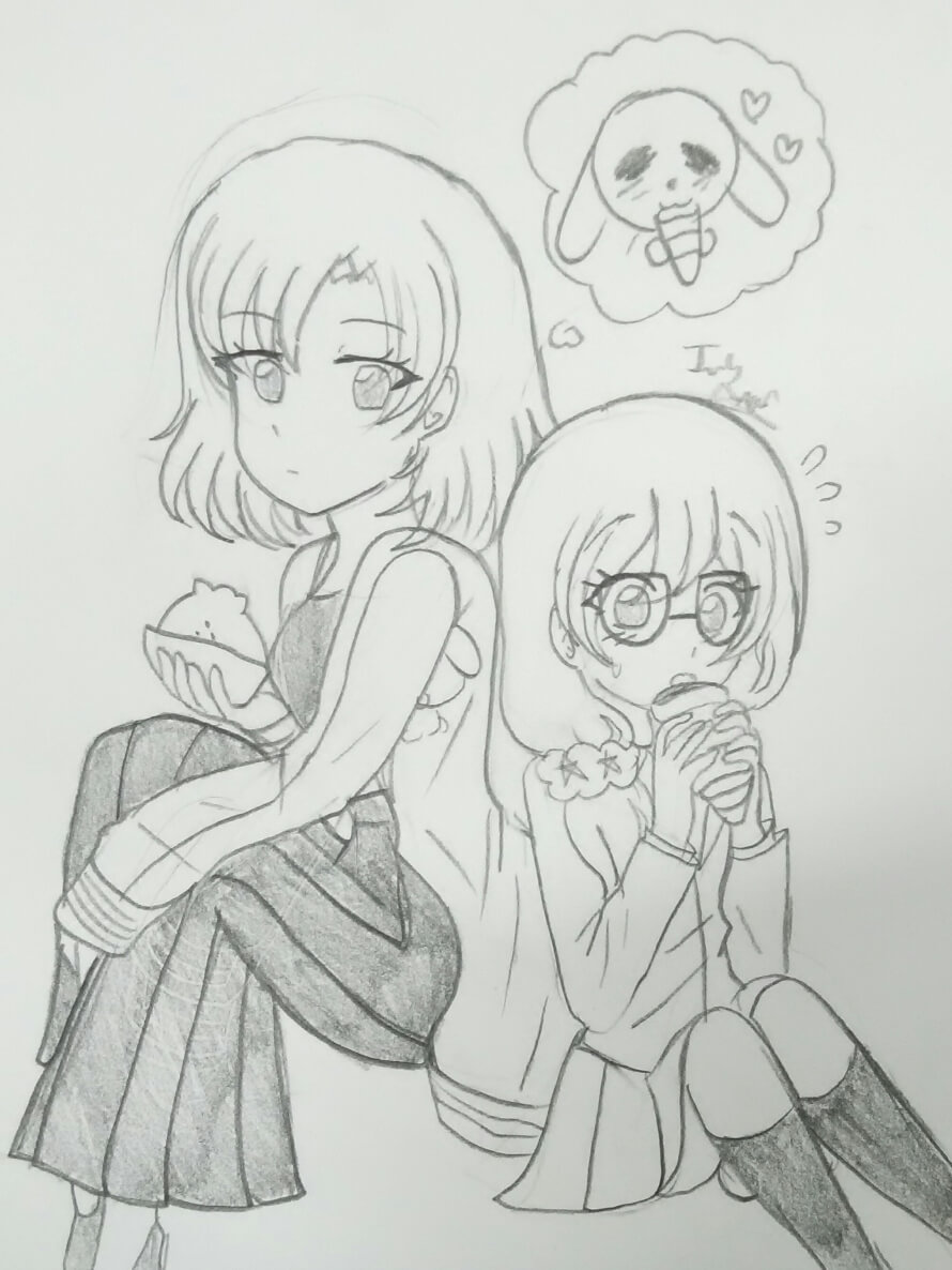 Masking and Rokka chan doodle
????
Drawn by me! ^^