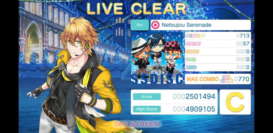 22  attempts at the Full combo on Netsujou Serenade. Changing my team to a full timing skill team. I...
