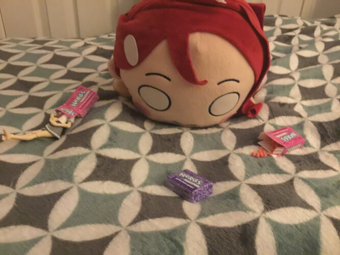 I don’t have a schoolido.lu account, but here’s a big fat HAPPY B DAY, RIKO!

She loves ?  Nerds,...