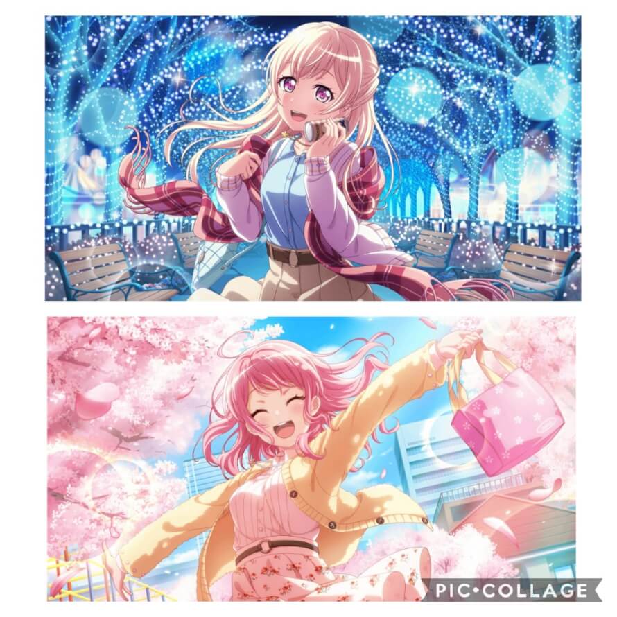 The contrast of Chisato and Aya's art is so beautiful. 