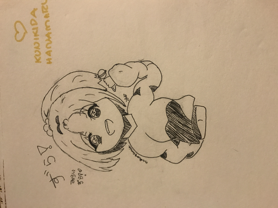 I do feel like sending maru tHo

this is on a different notebook that imma use to test the markers...