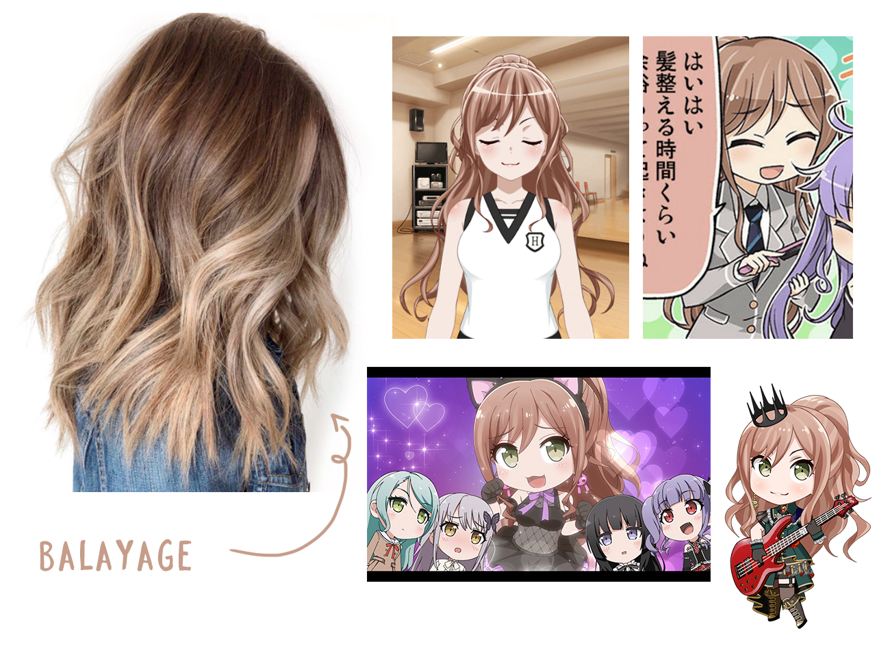 I wanted to draw Lisa so I went to look at her character design, and I noticed the way Lisa's hair...