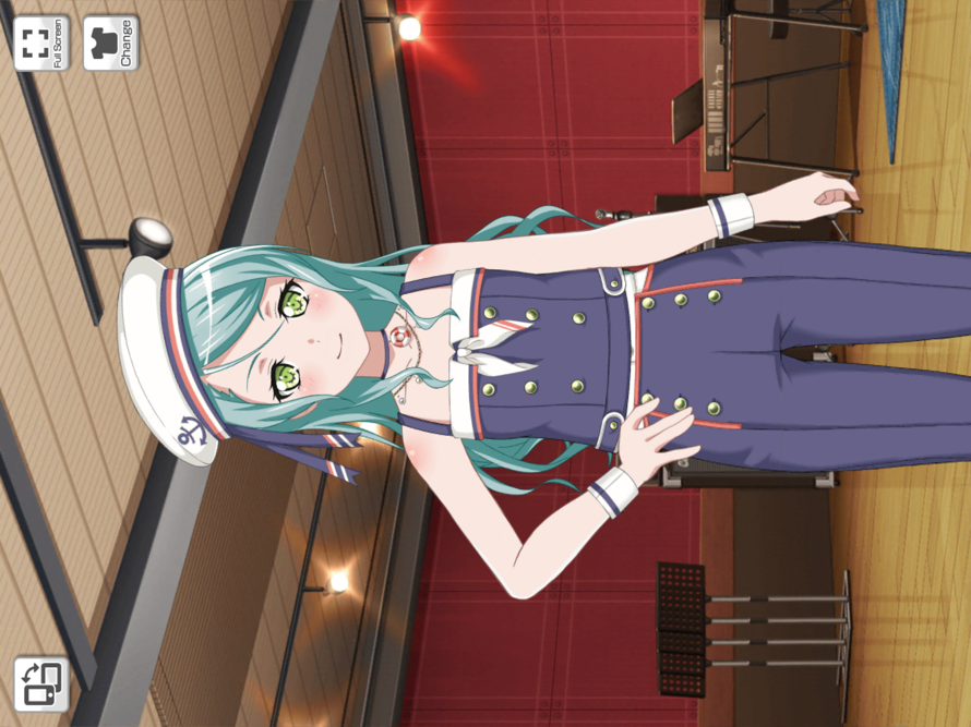 finally got Sayo’s sailor outfit :  
       was actually gonna use the stickers for the 3  ticket...