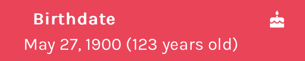 I didn’t even notice this… apparently im 123 years old?! 😭😭