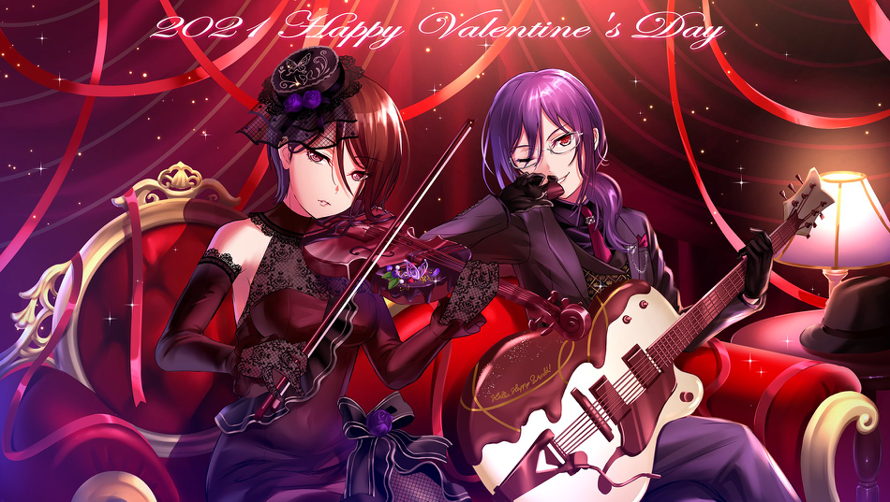 Official Valentine's Day art from the JP twitter!
h a k a n a i