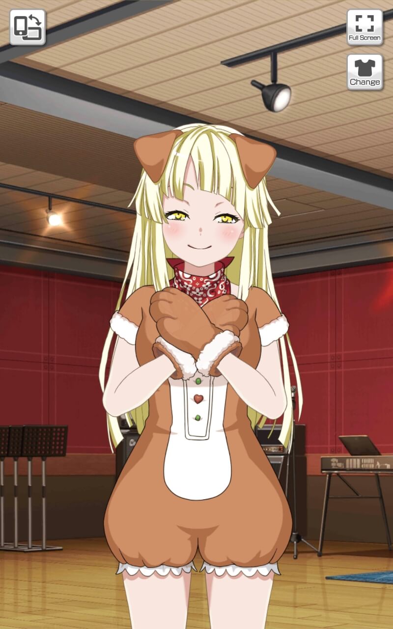 Omg Kokoro what happened to you!? You look really creepy doing that!

