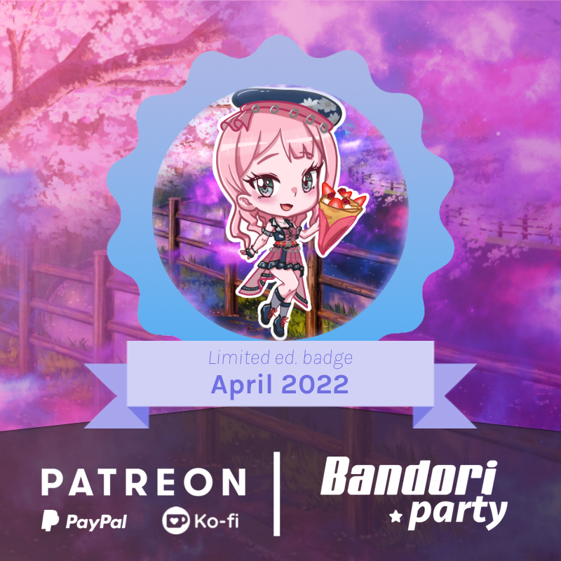      April 2022's limited badge is here! 🤩🎉  

 It's a very special badge featuring Himari🌸,...