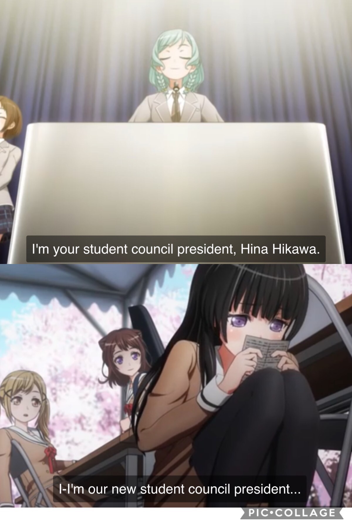 Best girls are student council presidents You're doing great Hina and Rinko  I love you now step... | Feed | Community | Bandori Party - BanG Dream!  Girls Band Party