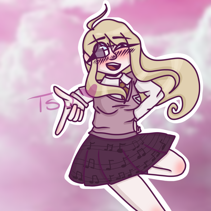 Heyyy sorry for not updating you guys for a few days, but here’s some Kaede art