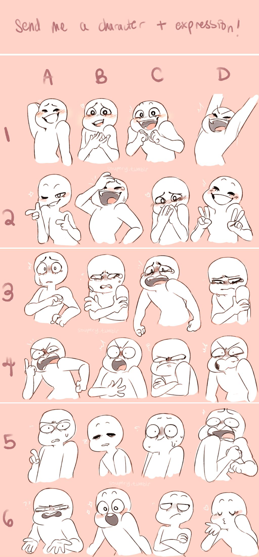     Hey all! So I found this online  I’ve always wanted to do one of those expression challenges ...