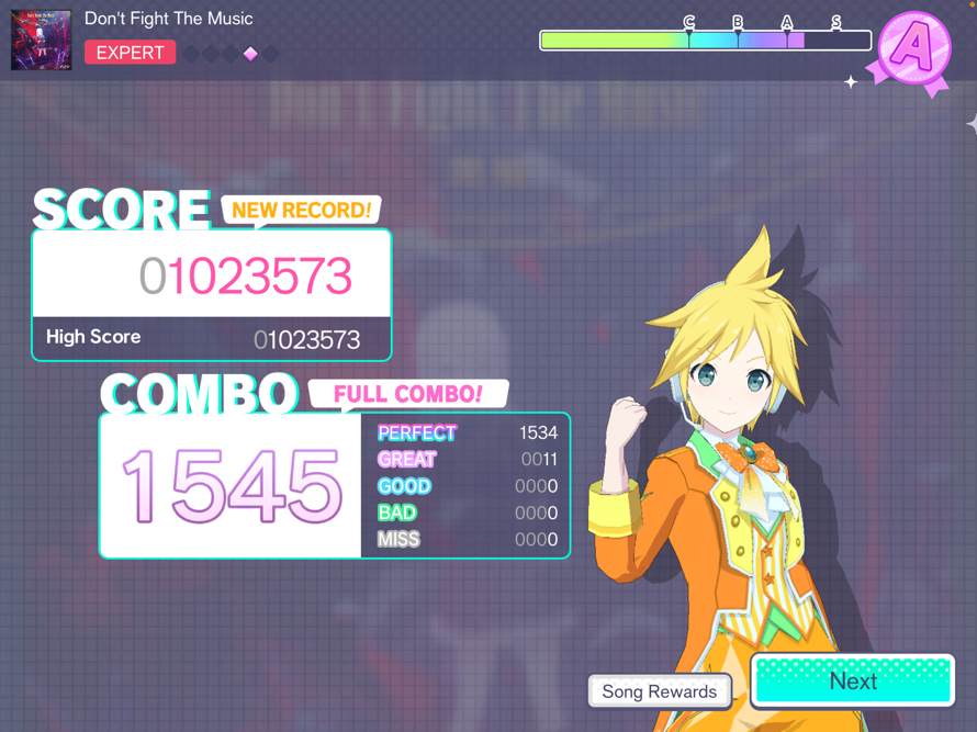 i know that i just dissed proseka a bit ago, but y’know, i take that back. I FULL COMBO’ED DON’T...