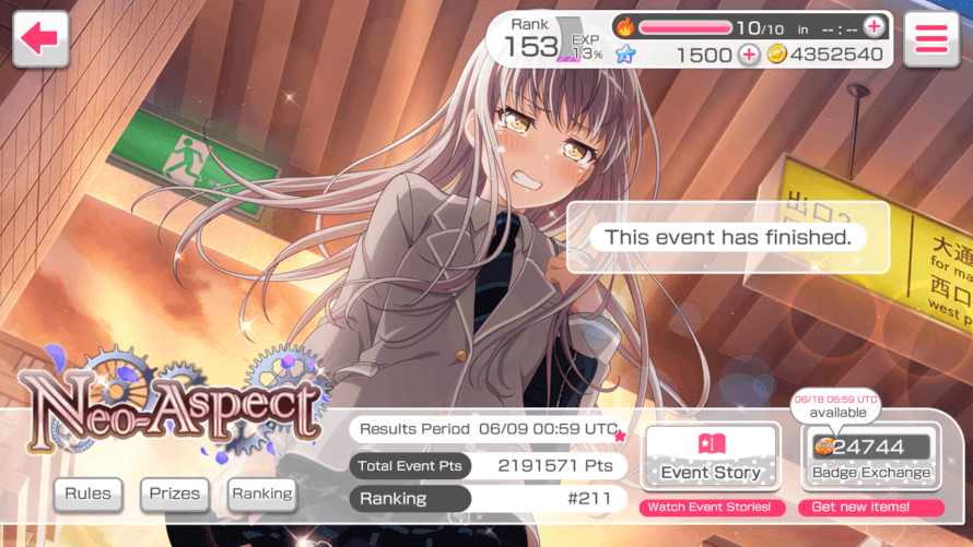 First T1000 achieved!! I'm so proud of myself, I've been waiting for this event for a year and now...