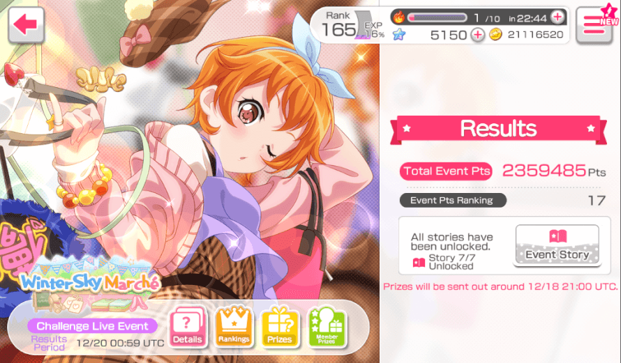   Otsukareee~

    I hope I can reach Top 10 in the future ?