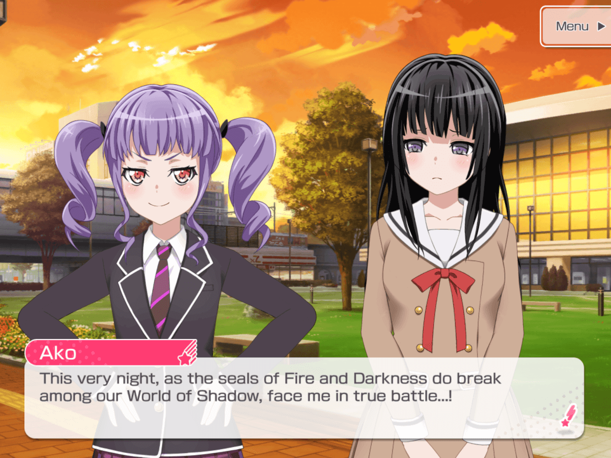 I read Roselia's first chapter and what Ako said here made me think that she's acting like Yohane...