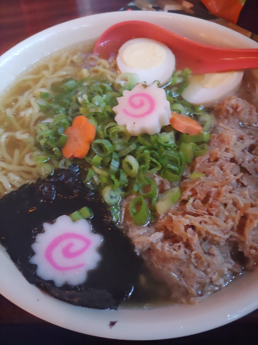 Here is the ramen afterwards i will get italian ice and then get my 3ds